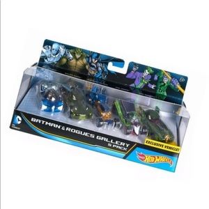 Hot Wheels DC Batman & Rogues Veh 5-Cars Mattel